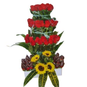 Arreglos florales (Violeta A pasionada)