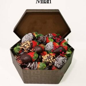 Frutas con chocolate