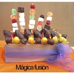 Regalo para cumpleaños con chocolates