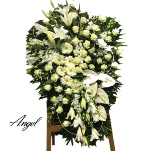 Arreglos florales para funerales Ángel