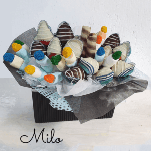 Arreglos de frutas con chocolates