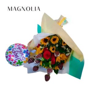 Flores Globo Chocolates Magnolia
