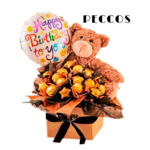 Arreglos de osito de peluche( Peccos)