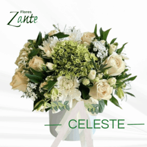 Arreglos elegantes Celeste