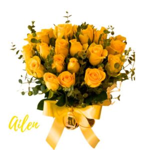 Arreglos florales rosas amarrillas Ailen