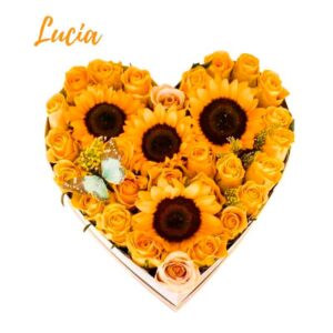 Arreglo con flores amarillas Lucia