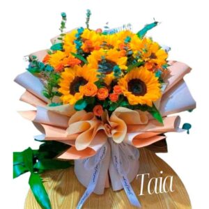 Arreglos de rosas amarillas Taia