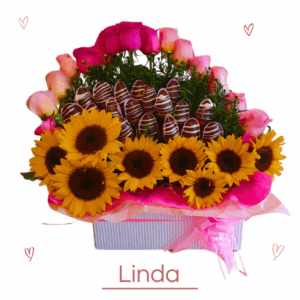 Arreglo Floral  Para Cumpleaños (Linda)